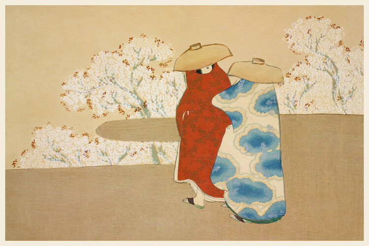 Poster Hanami Season from Momoyogusa - Kamisaka Sekka