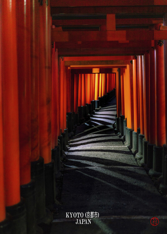 Плакат Kyoto Temple