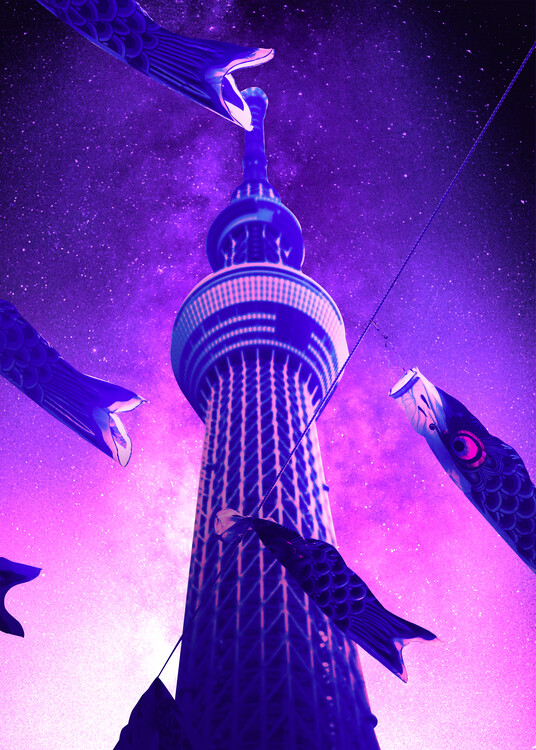 Плакат Tokyo Skytree Tall