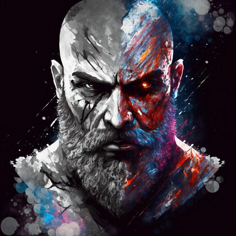 God Of War God Of War Poster meerkleurig Papier 61 x 91,5 cm Fan merch, Gaming