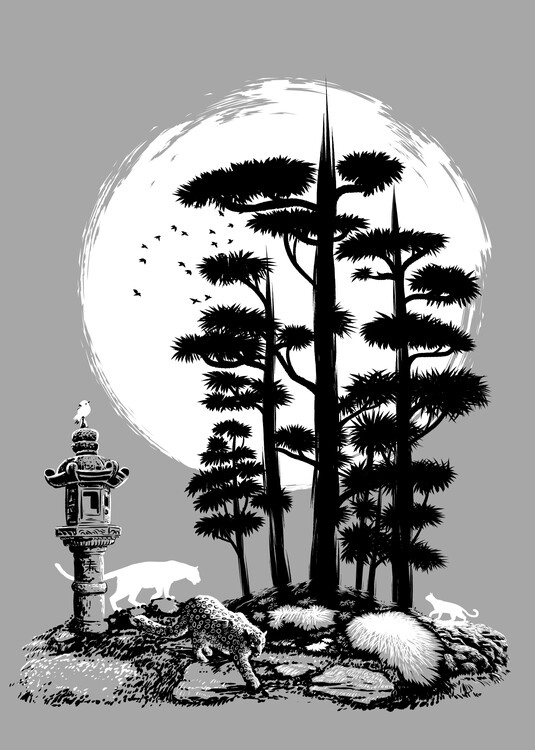 Póster Bonsai in japan