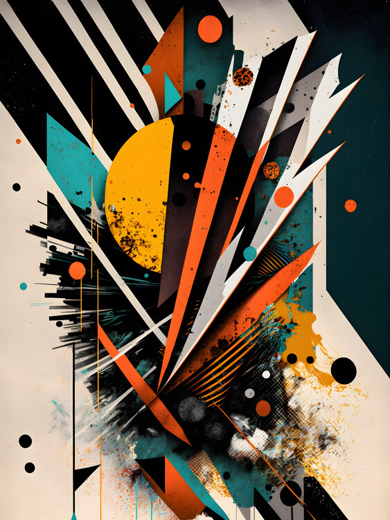 Plakát Abstract Geometric shapes