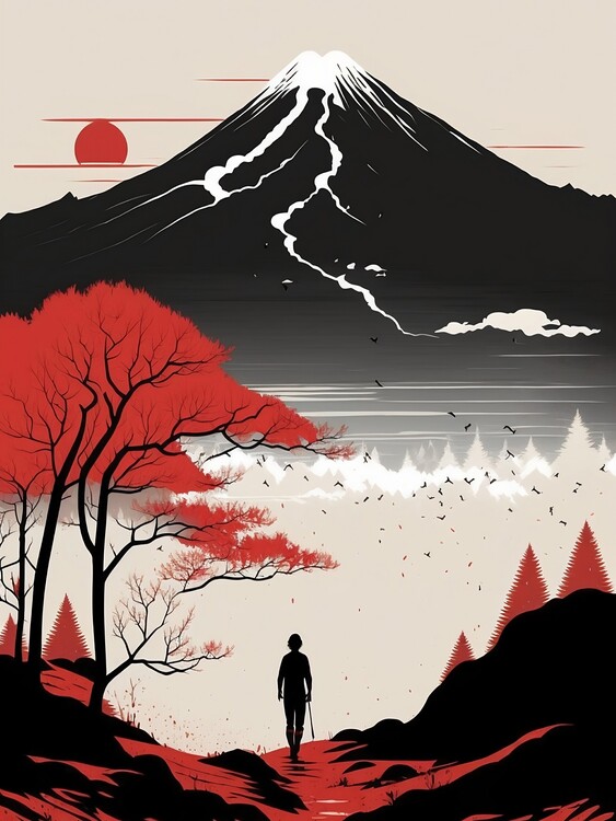 Poster Japanese Landscape