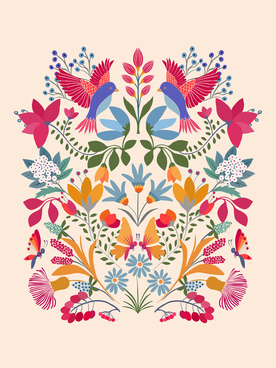 Poster Mexican Garden