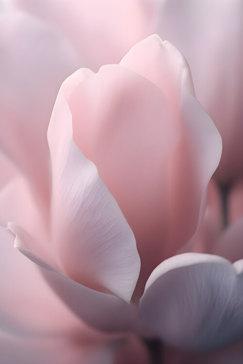 Plakát Pink macro flower petals