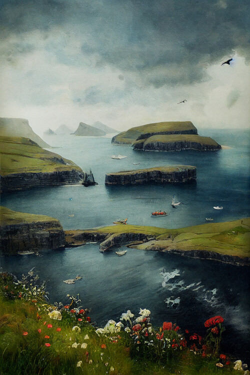 Levně Plakát, Obraz - Beautiful Islands No 2, Treechild, 26.7 × 40 cm