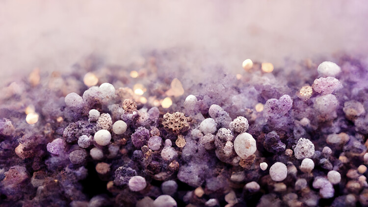 Poster Purple Pepples