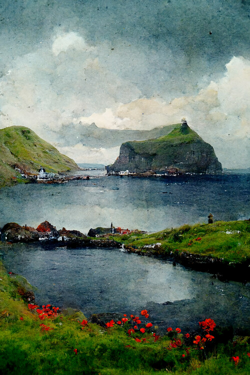 Levně Plakát, Obraz - Beautiful Islands No 1, Treechild, 26.7 × 40 cm