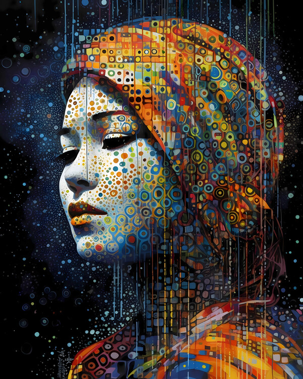 Poster A Woman's Psychedelic Journey Through Shamanic Realms