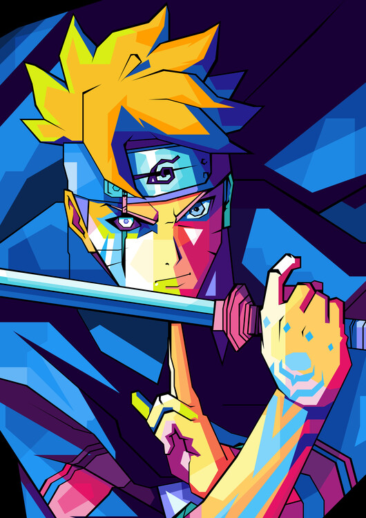 Poster Uzumaki naruto japanese pop art