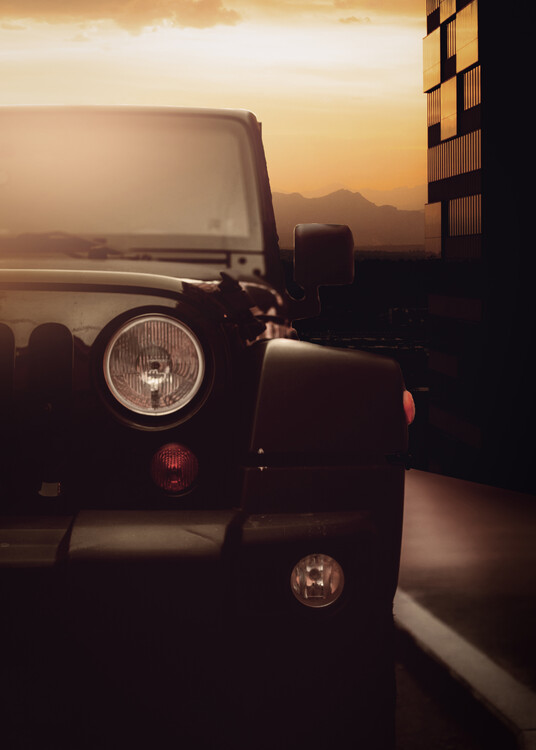 Poster Jeep Sunrise