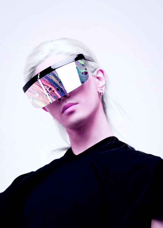 Poster Woman Cyberpunk