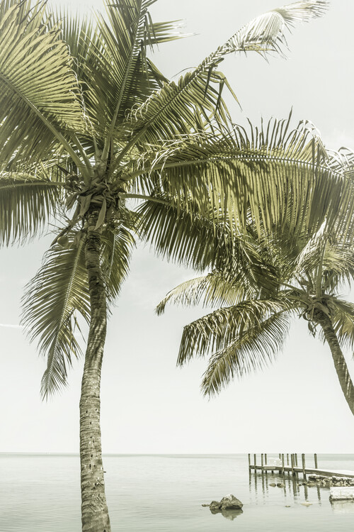 Плакат Relaxing vintage seascape