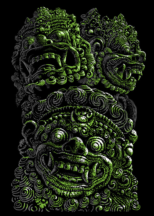 Póster statue of indonesia