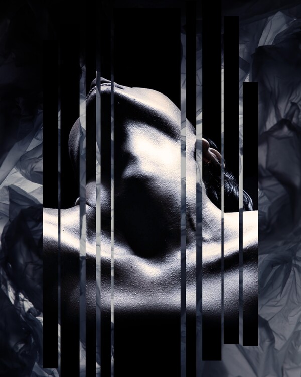 Принти на полотні Beautiful Woman Black & White Art Decor