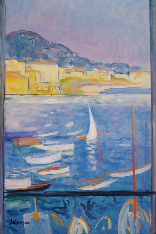 Levně Plakát, Obraz - Window to the Port, Henri Lebasque, 26.7 × 40 cm
