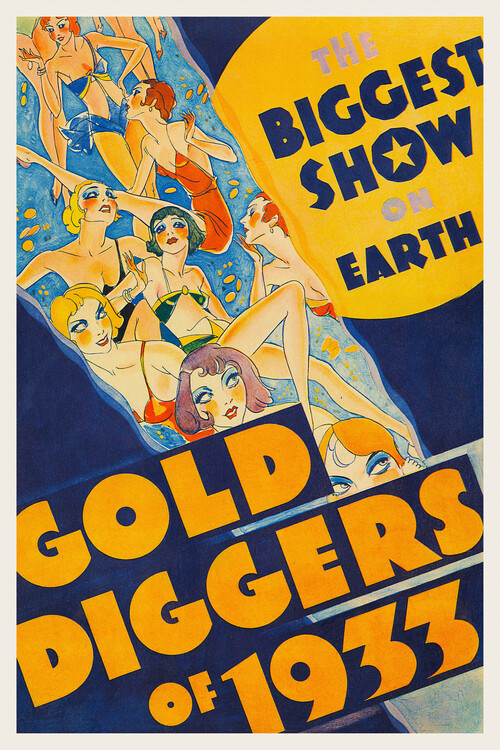 Levně Plakát, Obraz - Gold Diggers of 1933, 3602 Theatre Retro movie, 26.7 × 40 cm