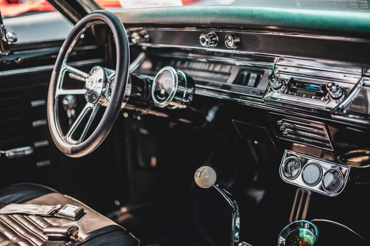 Obraz na plátně Car Interior