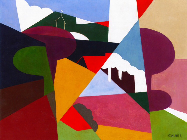 Levně Plakát, Obraz - La Ciotat, Georges Valmier, 40 × 30 cm