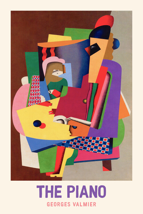 Poster The Piano (Abstract / Bauhaus) - Georges Valmier