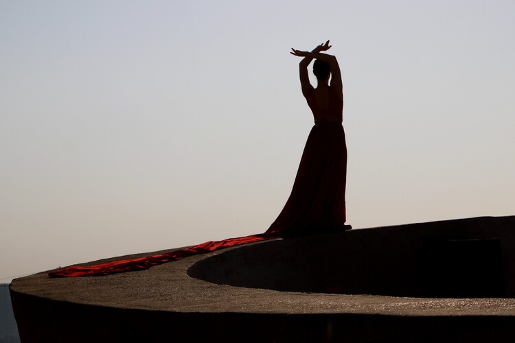 Canvas Print Dancing Shadow