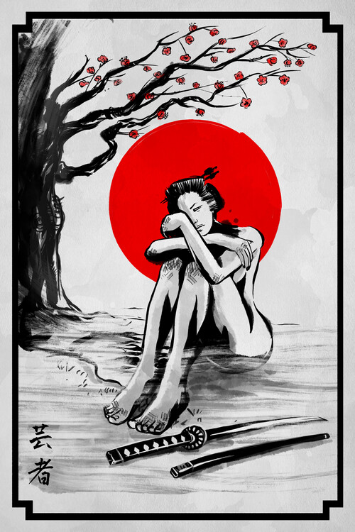 Poster Naked geisha