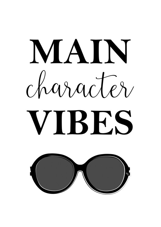 Póster Vibes Quote