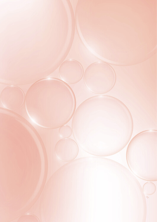 Póster Pink Bubbles