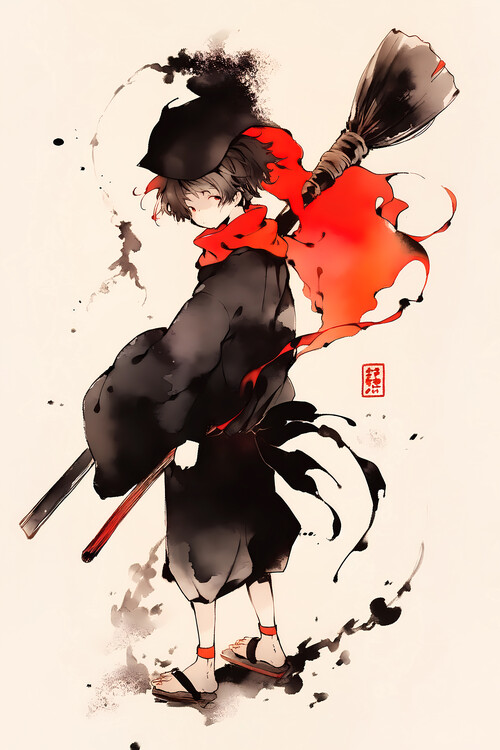 Poster Manga Dreams of Heroism: A Boy's Quest to Become a Magician