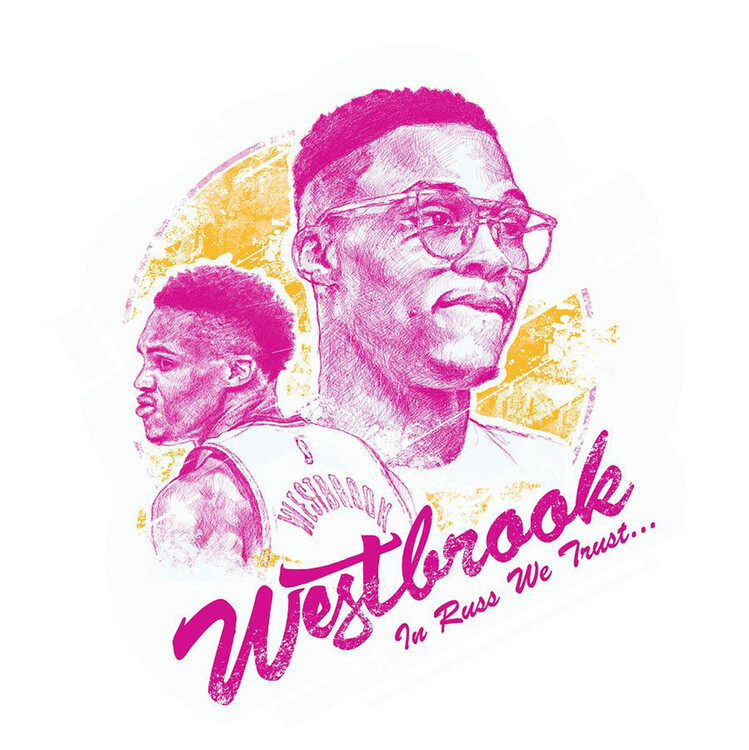 Poster westbrook basketball player