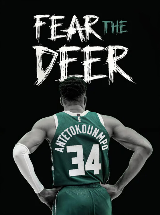 Poster Giannis A basketball