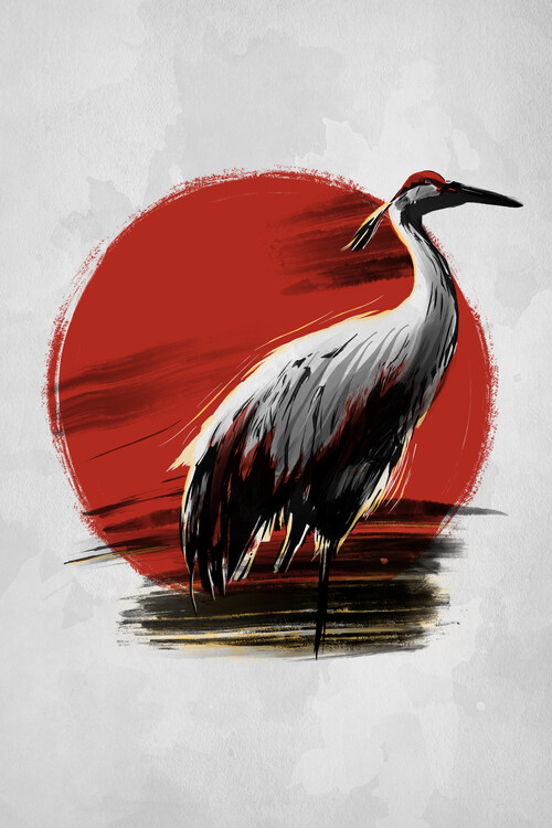 Poster Heron under the sun