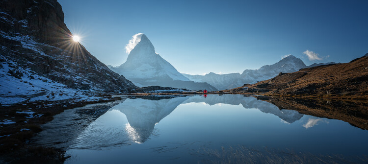 Canvas Print Dance under Matterhorn