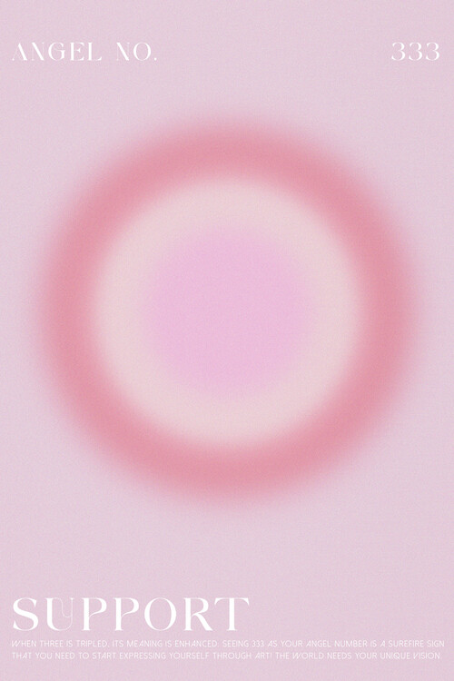 Poster Malou Studio - Angel Number 333