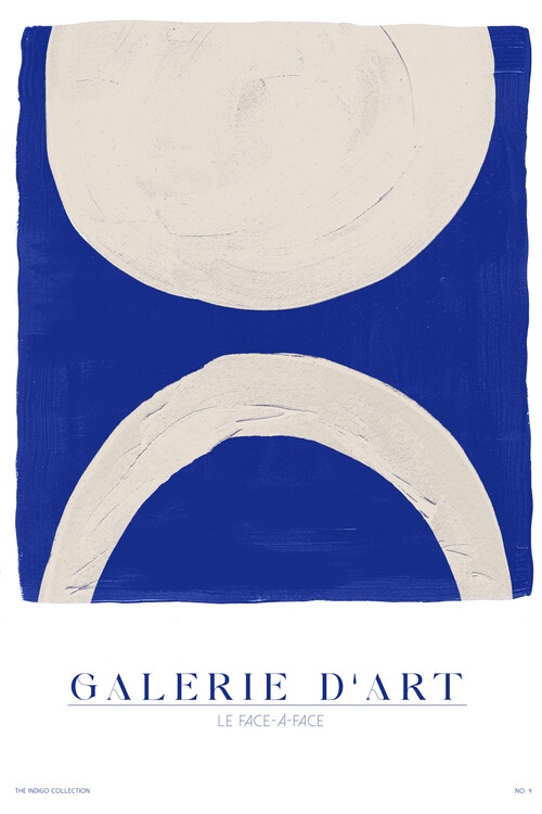 Poster Malou Studio - Galerie D´Art No. 4 - Indigo
