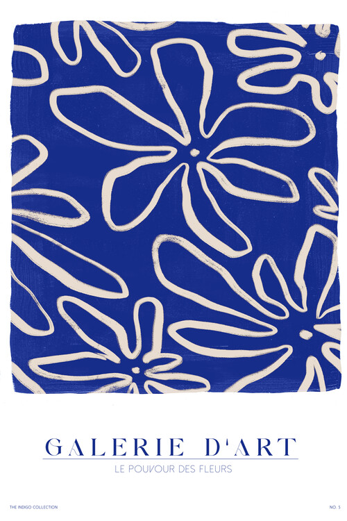 Plakat Malou Studio - Galerie D´Art No. 5 - Indigo