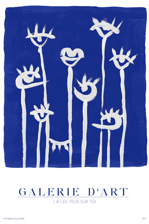 Poster Malou Studio - Galerie D´Art No. 1 - Indigo