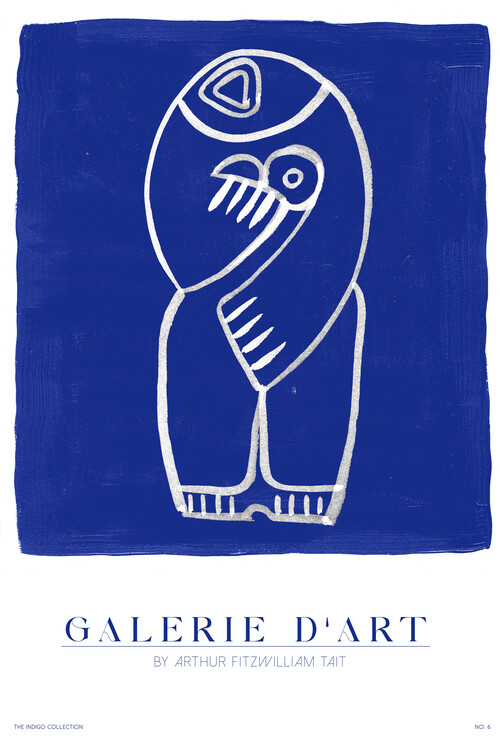 Poster Malou Studio - Galerie D´Art No. 6 - Indigo
