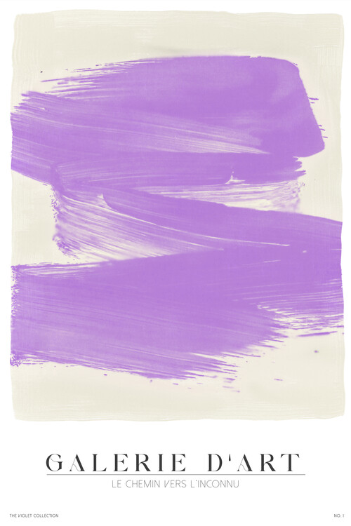 Poster Malou Studio - Galerie D´Art No. 1 - Violet