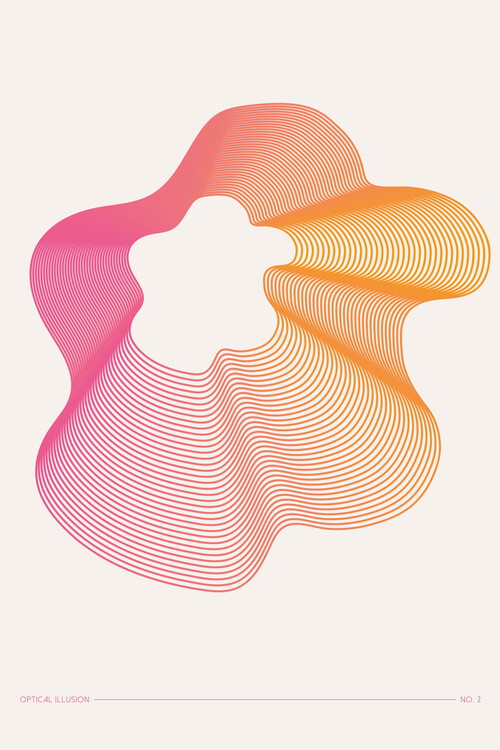 Poster Malou Studio - Optical Illusion 2