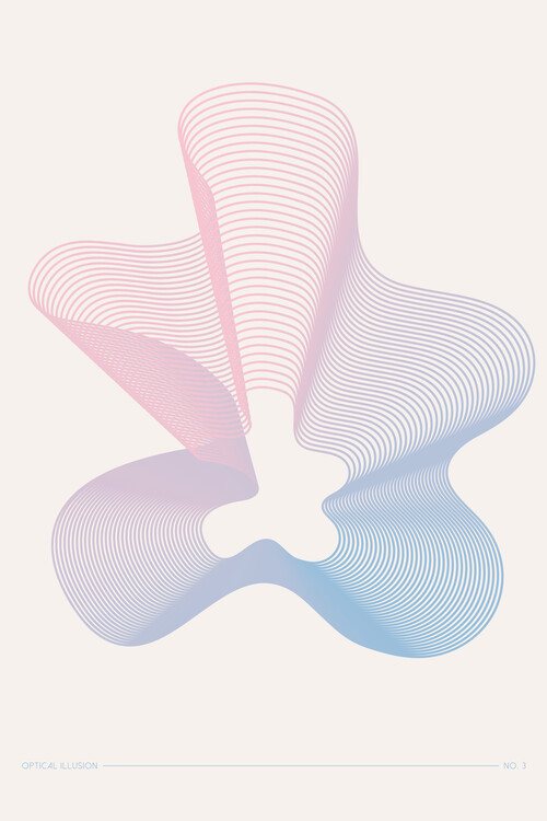 Plakát Malou Studio - Optical Illusion 3