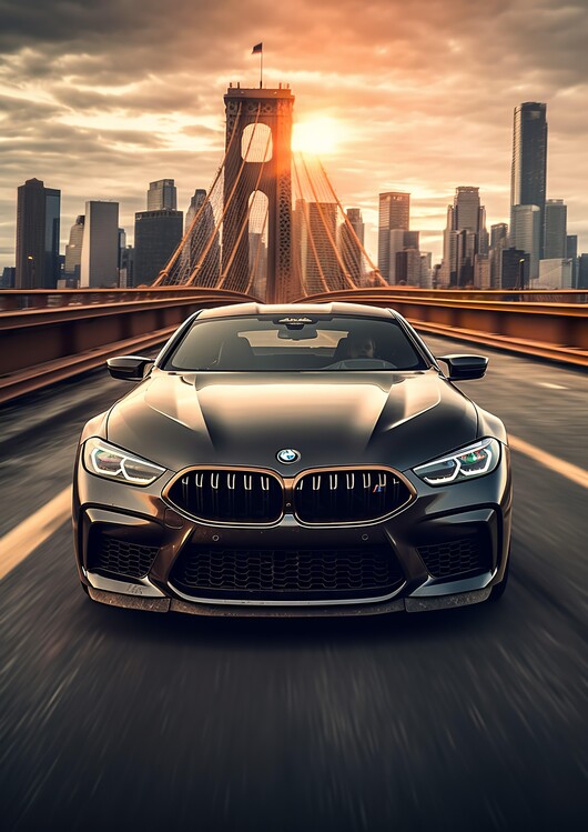 Poster Bmw M8 Car
