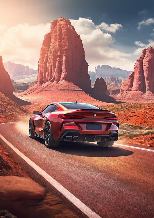 Plakát Car Desert Cruise