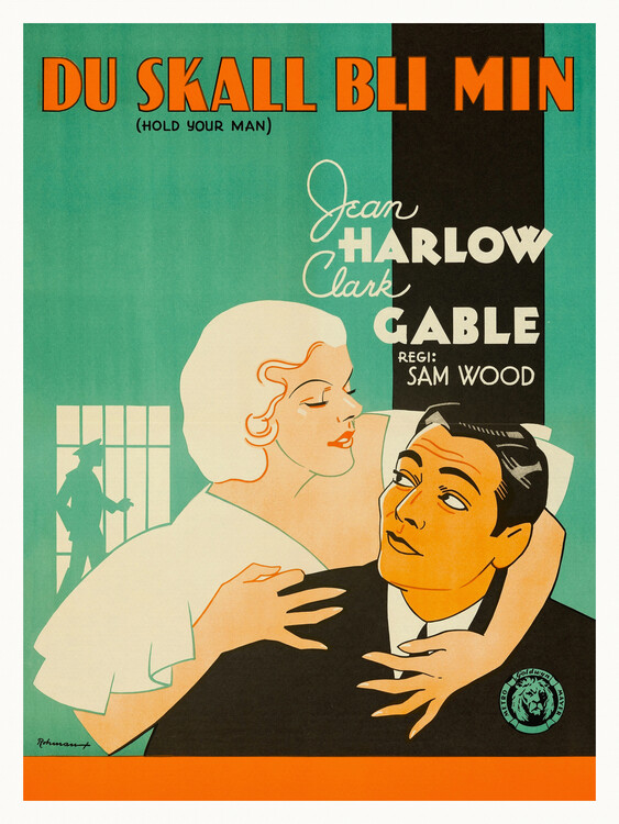 Poster Hold your Man, Ft. Jean Harlow (Retro Movie Cinema)