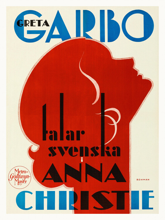 Poster Anna Christie, Ft. Greta Garbo
