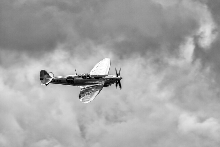 Canvas Print The Silver Spitfire