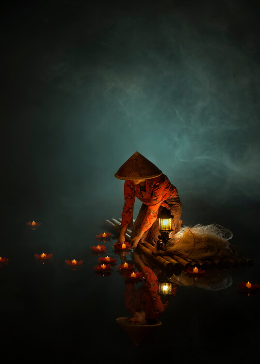 Canvas Print Candle of eternity