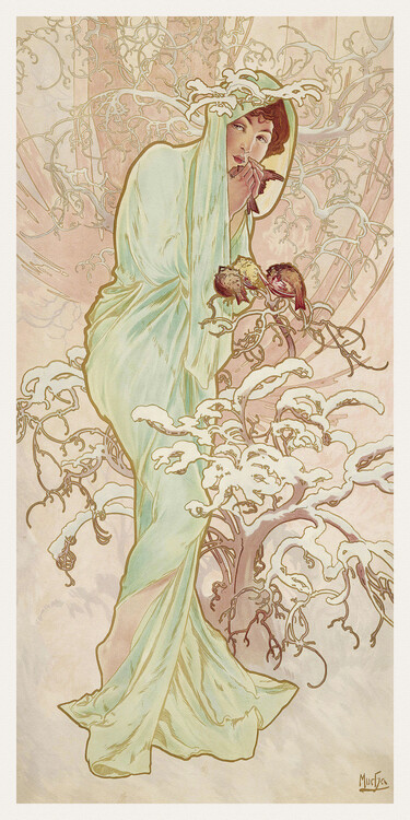 Poster The Seasons: Winter (1896)