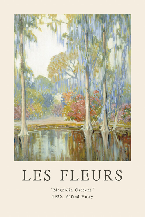 Poster Magnolia Gardens (Les Fleurs / The Flower Collection)