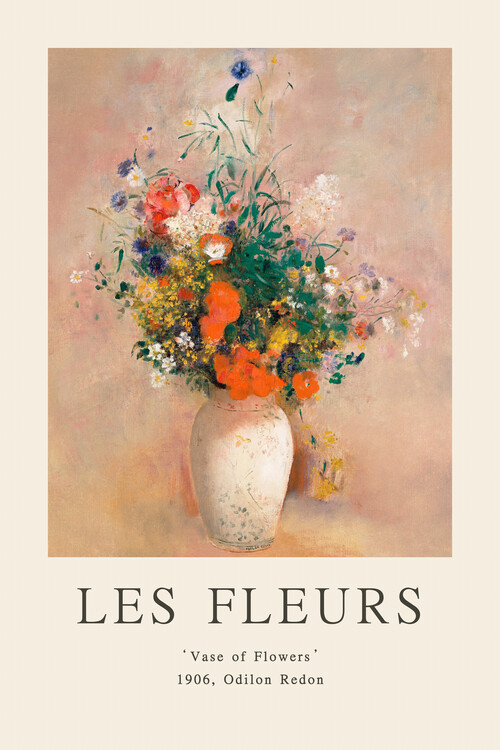 Poster Vase of Flowers (Les Fleurs / The Flower Collection)